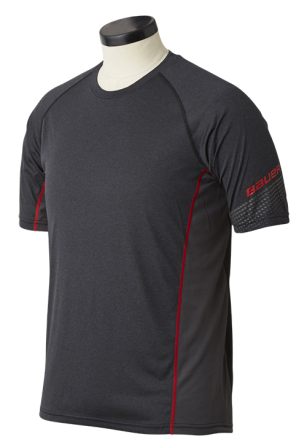 Термо-верх с коротким рукавом S19 BAUER ESSENTL SS BL TOP SR - DGY 1054434 фото 1