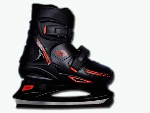 Коньки раздвижные черные RW-229  фото 1